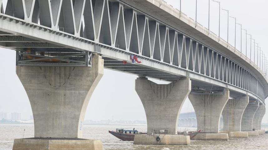 Padma Bridge construction