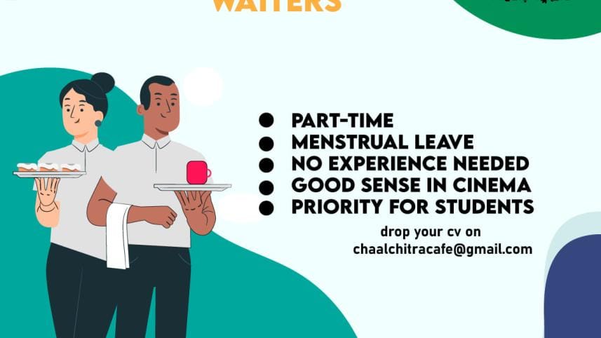 Job posting from the restaurant Chaalchitra
