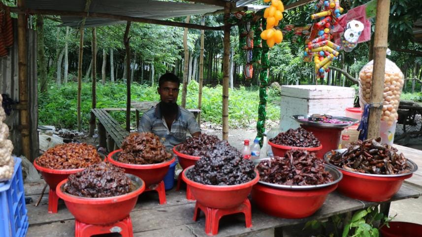 Over the Padma, by the bridge of dreams!  