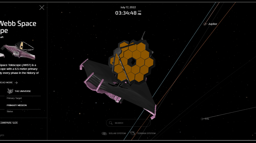 Where is Webb tracker