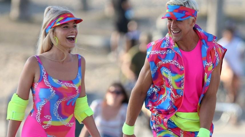 Margot Robbie and Ryan Gosling