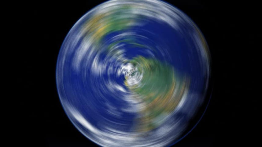 Earth rotating faster