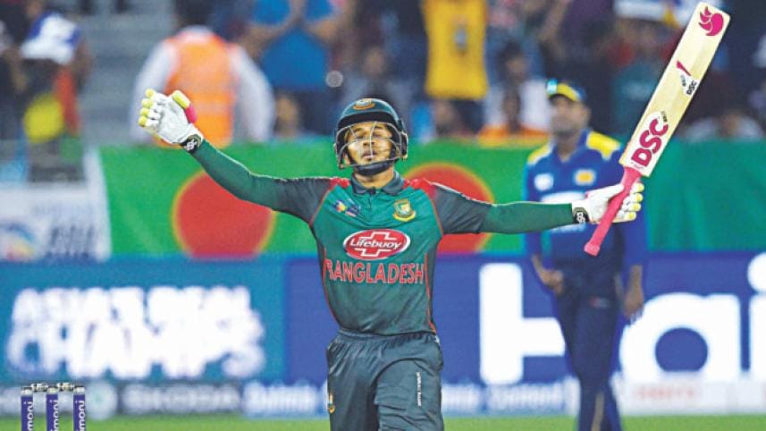 A photo of Bangladeshi cricketer Mushfiqur Rahim