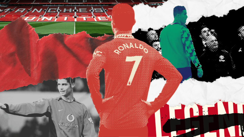 Collage of Cristiano Ronaldo