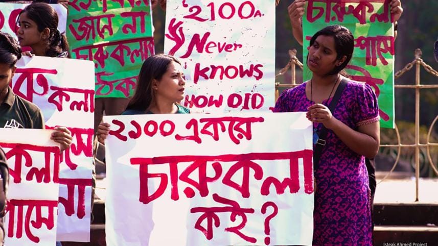 CU Fine Arts students hold teachers hostage