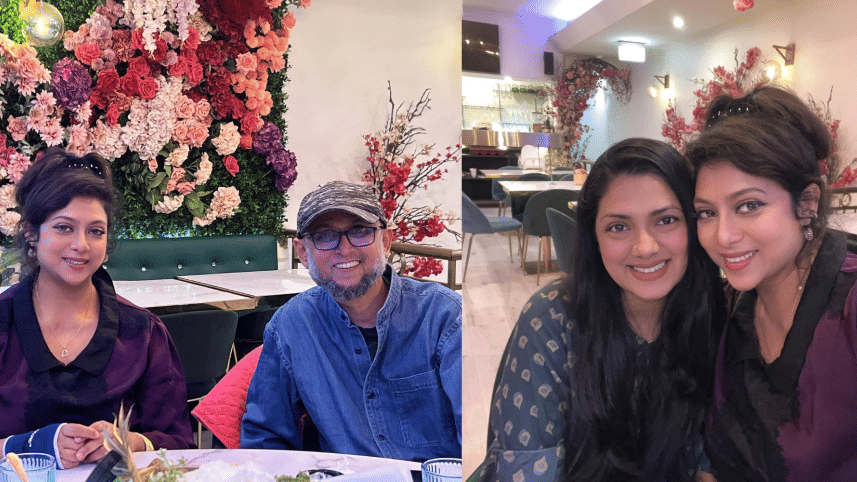 Tisha, Farooki reunite with Shabnur in Australia 