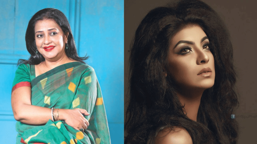 Suborna Mustafa and Sadia Islam Mou