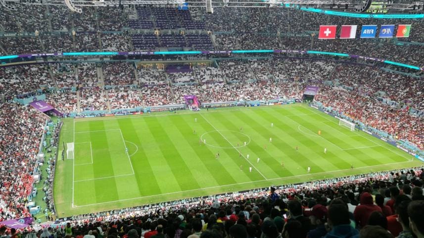 Experiencing the joy of FIFA World Cup live at the stadium