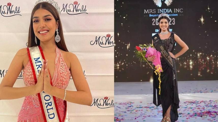Sargam Kaushal won the crown of Mrs World 2022