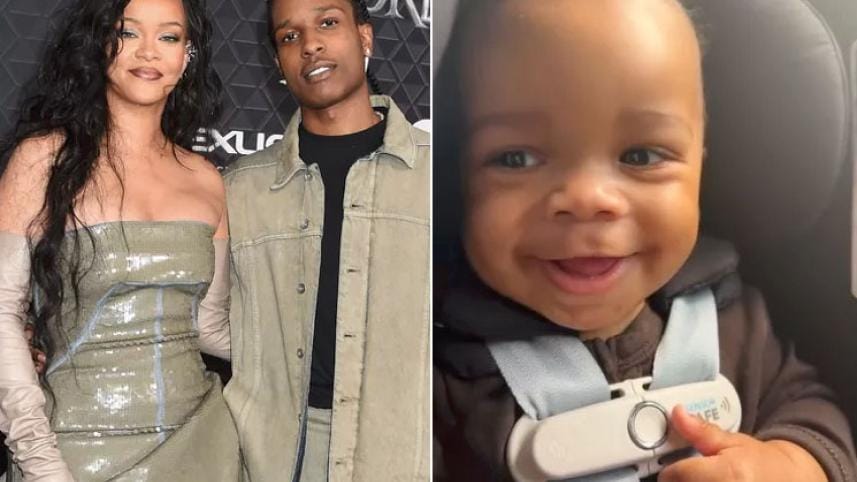 Rihanna shares first video of her baby