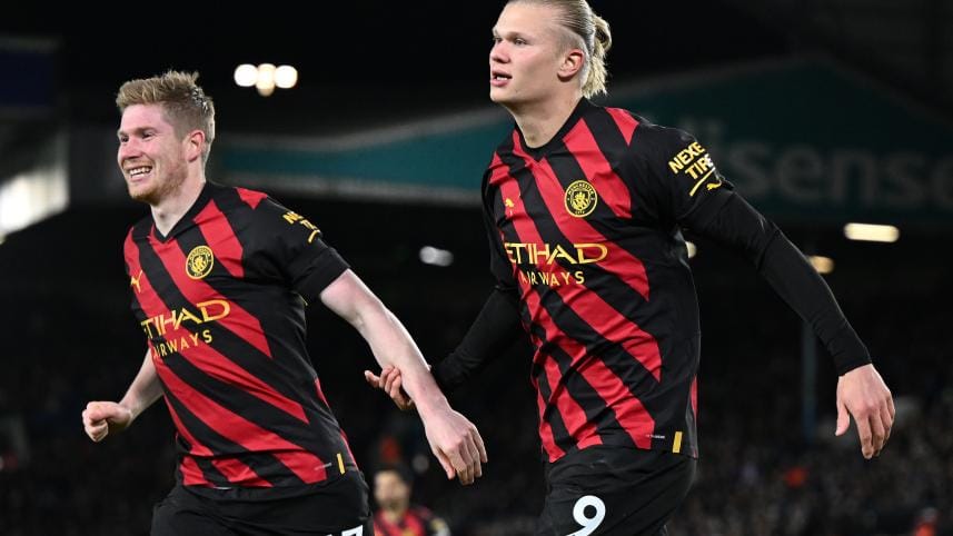 Erling Haaland and Kevin De Bruyne