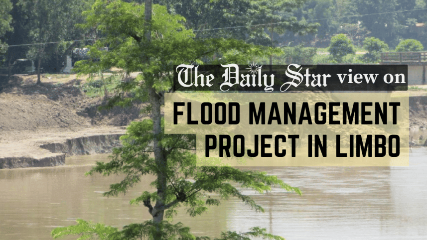 Flood management project in limbo