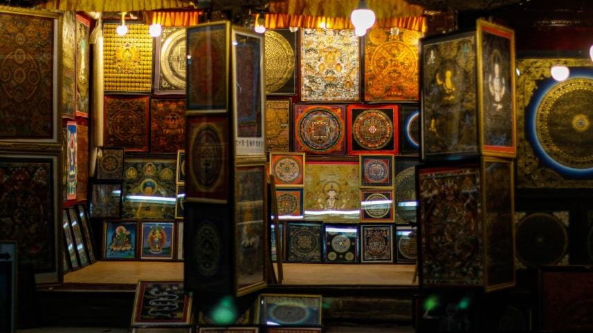 paintings Top 6 souvenirs to get from Kathmandu