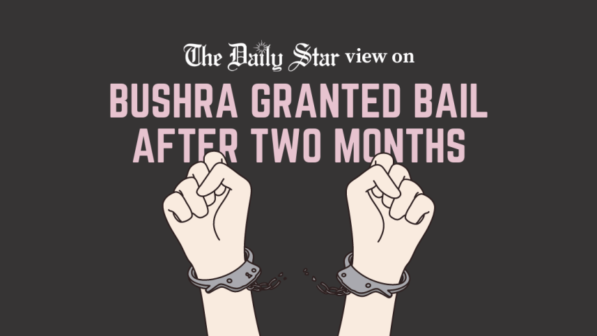 bushra granted bail after two months