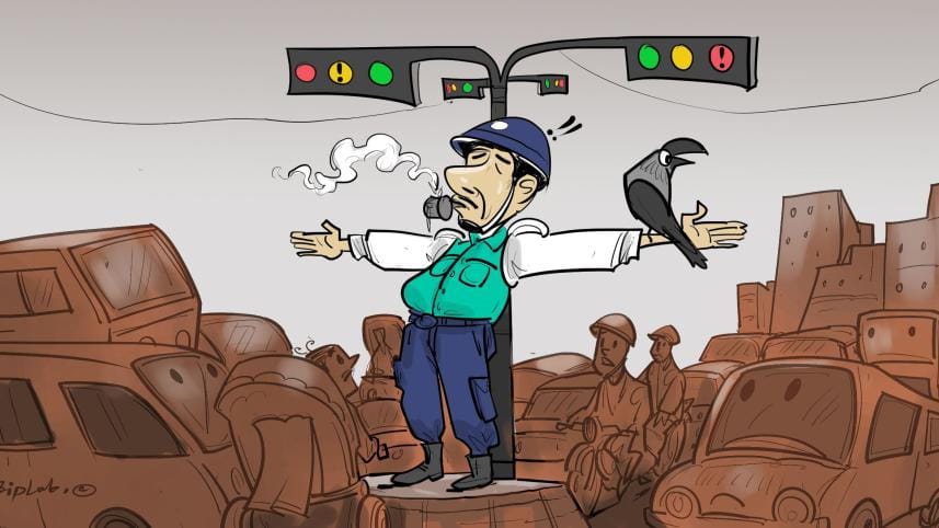 AI-driven traffic signal system in Dhaka