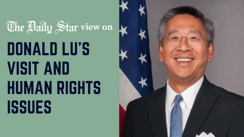 donald lu's visit and human rights issues