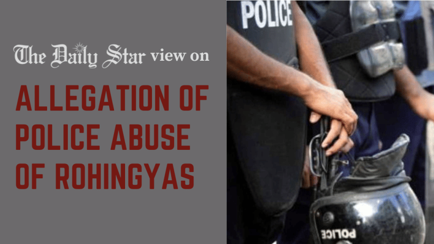 allegation of police abuse of rohingyas