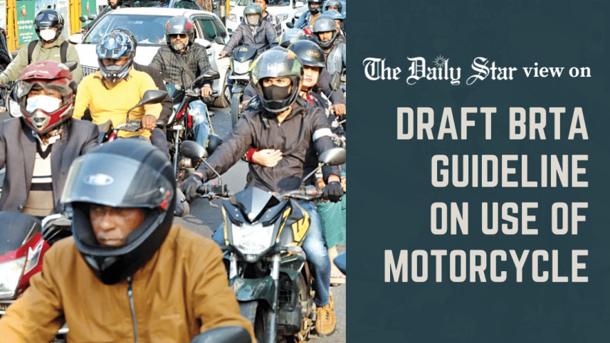 draft brta guideline on motorcycle use