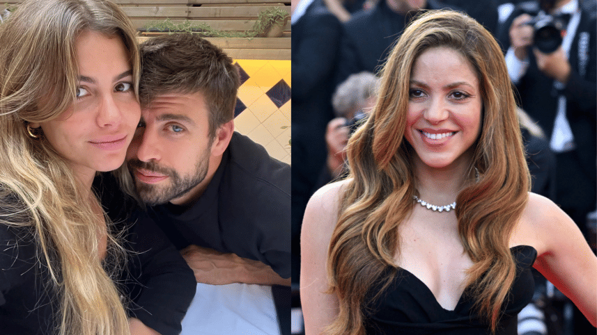 Shakira, Gerard Pique and Clera Chia Marti