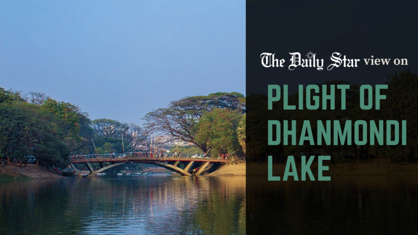 plight of dhanmondi lake