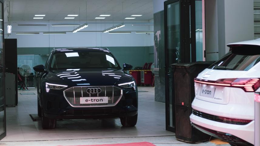 Audi electric charging station Bangladesh