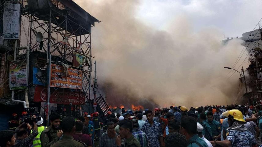 Bongo bazar fire