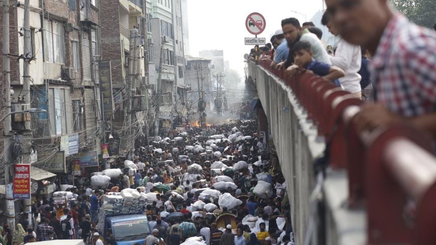 Bangabazar Shopping Complex Fire 