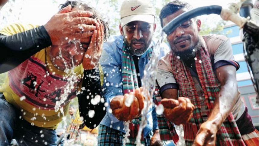 hottest temperature in Dhaka