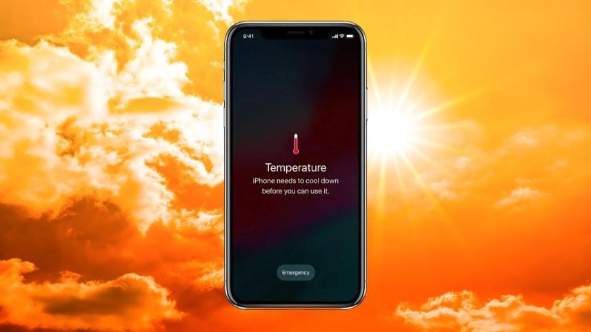 Phone cooling heatwaves