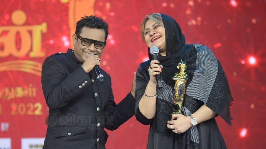  ‘Speak in Tamil not Hindi’: AR Rahman tells wife at award show