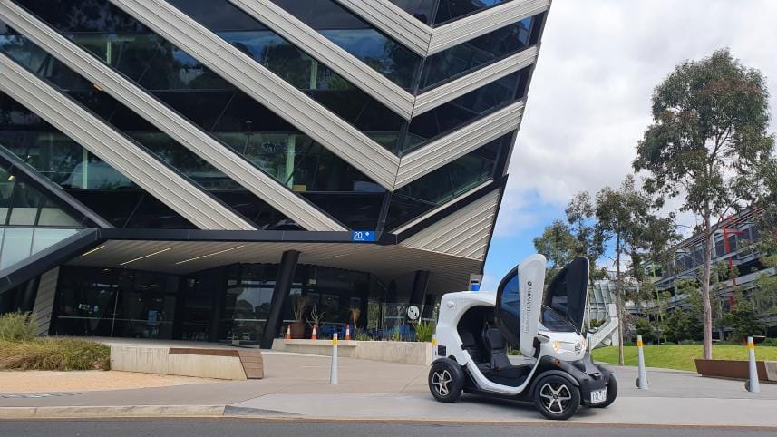 Monash University autonomous vehicle