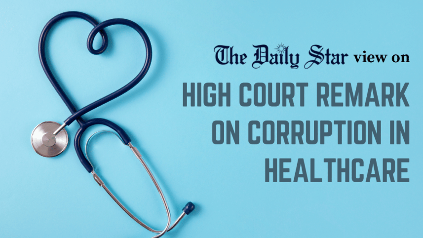 high court remark on corruption in healthcare