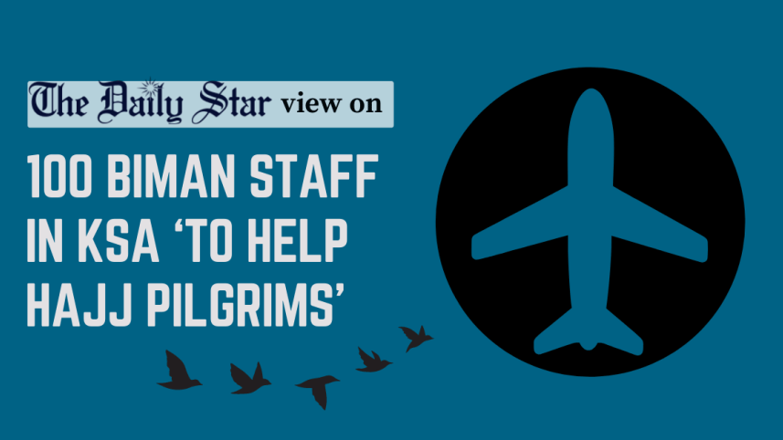 100 biman staff in ksa to help hajj pilgrims