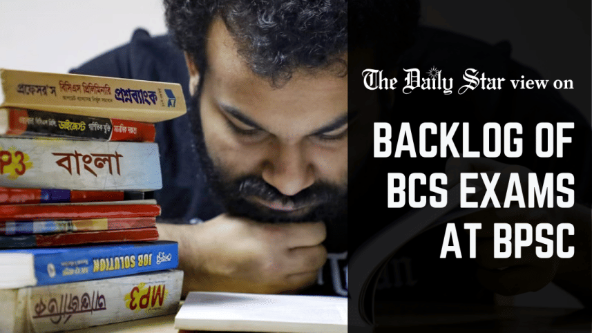 backlog of bcs exams at bpsc