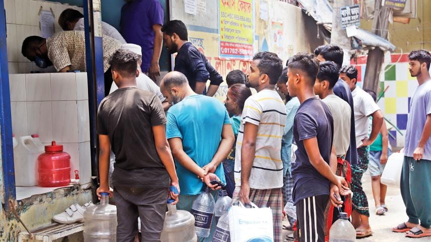 water crisis in Dhaka