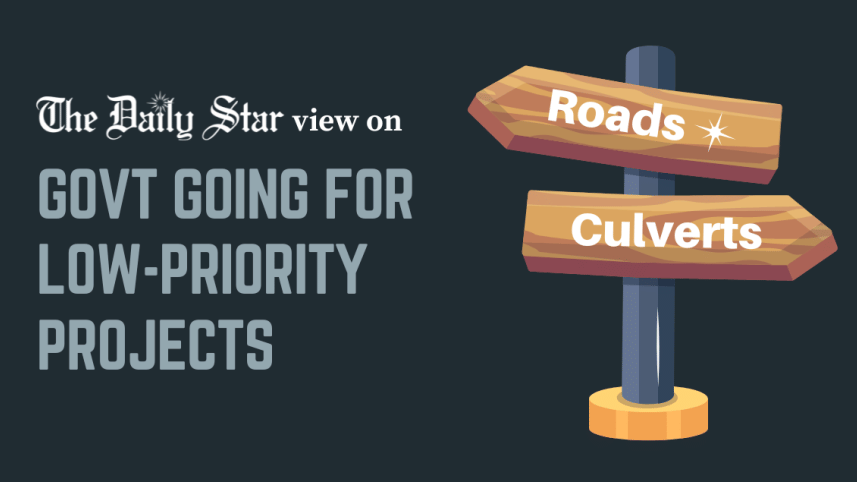 govt going for low-priority projects