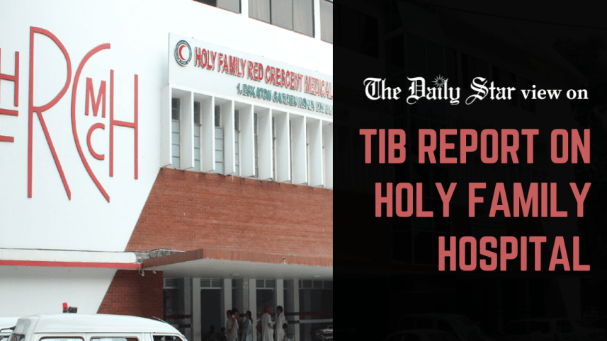 tib report on holy family hospital