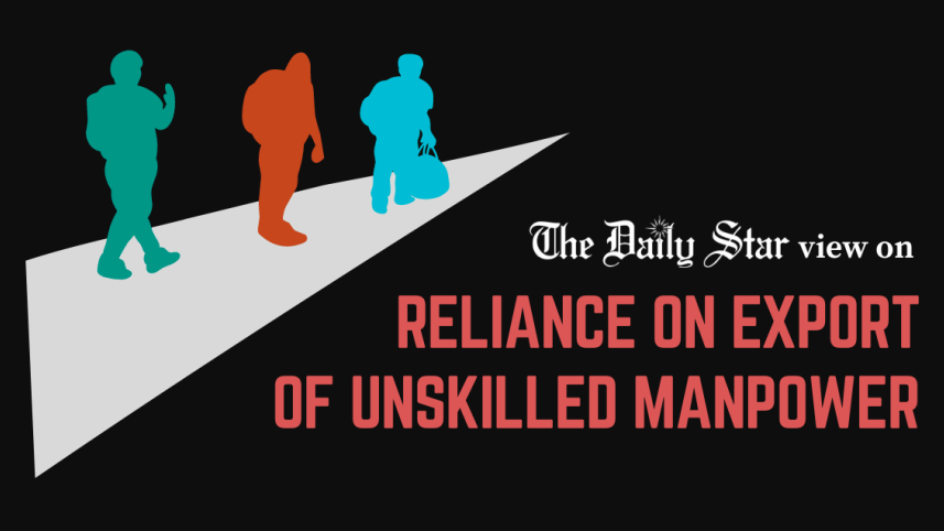 bangladesh reliance on export of unskilled manpower