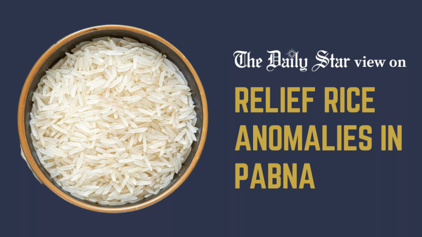 relief rice anomalies in pabna