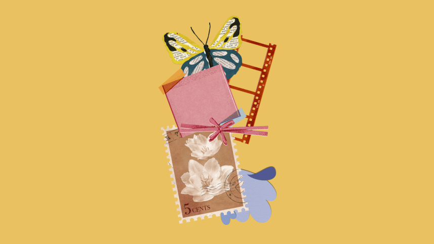 Paper cutout elements. 