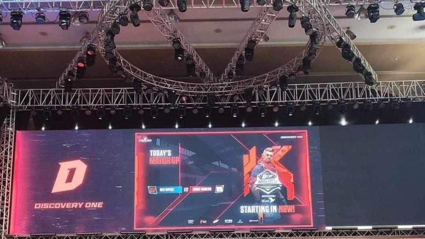 The stage for the grand finals