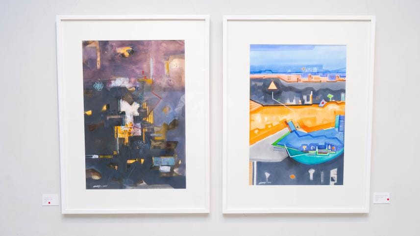 'The Reflection of Endless Mystery': Blooming nature and cityscapes in abstract