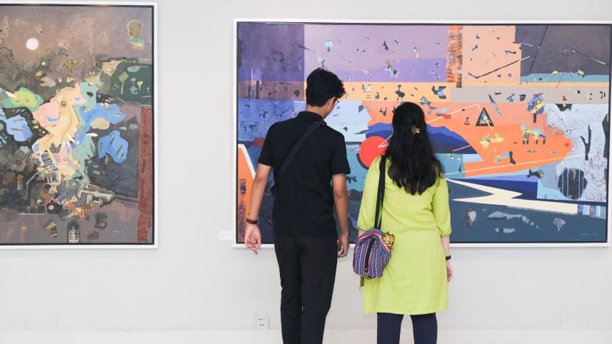 'The Reflection of Endless Mystery': Blooming nature and cityscapes in abstract