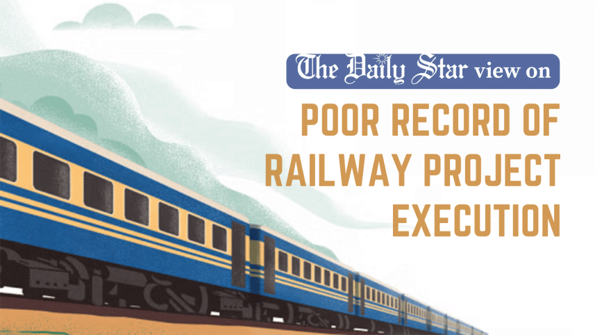 poor record of railway project execution