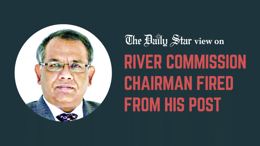 national river conservation commission chairman sacked