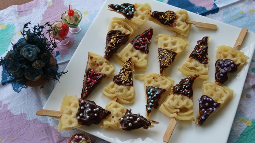 Waffle on a stick 4 amazing snacks on a stick recipe you’ll ever find!