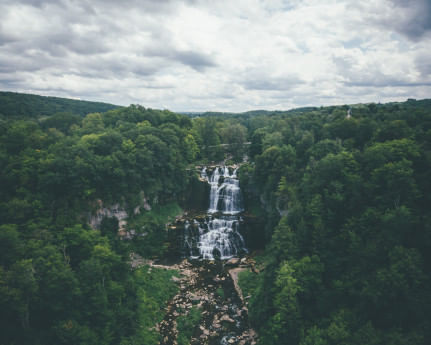 Waterfalls hopping in the Finger Lakes region of New York