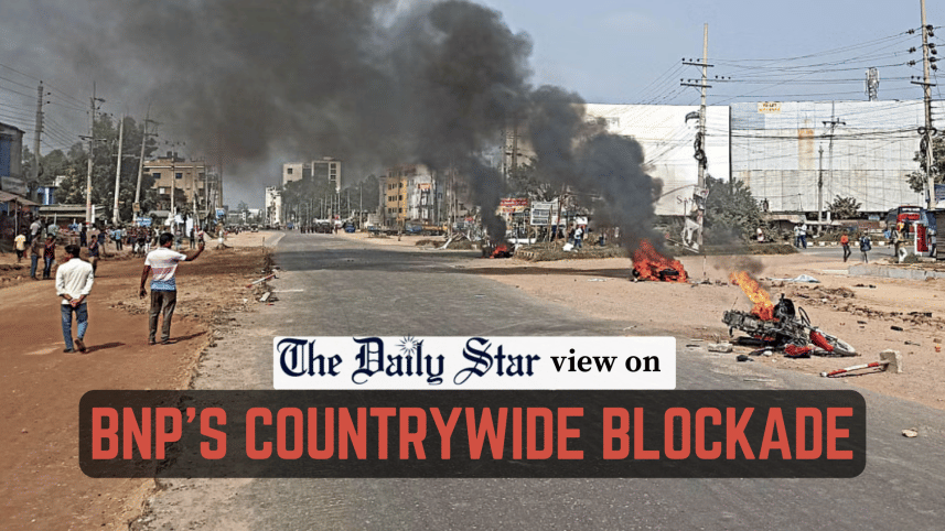 bnp three-day countrywide blockade in Bangladesh 