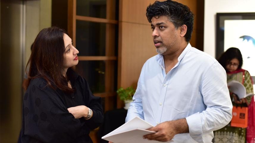 Ink, charcoal, and watercolours: Inner Passages by Tasmina Khan Majles