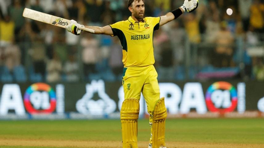 Maxwell hits double century